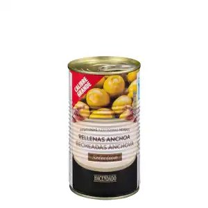 Aceitunas rellenas de anchoa Hacendado Bote 0.35 kg