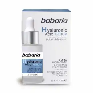 Sérum ácido hialurónico ultra hidratante volumen y elasticidad Babaria 30 ml.