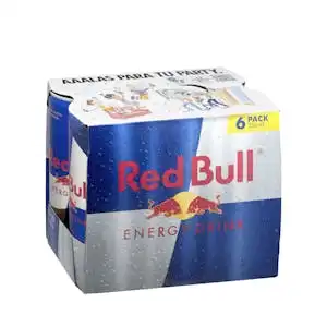 Bebida energética Red Bull 6 latas X 250 ml