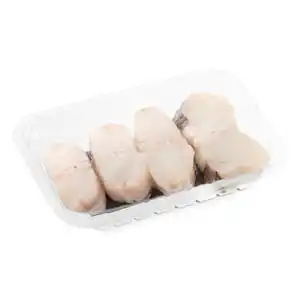 Porciones de rape negro sin piel descongelado