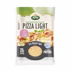 Queso rallado pizza light Arla 150 g.