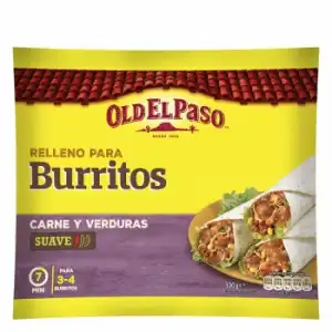 Relleno para burritos con carne y verduras Old El Paso 300 g.