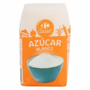 Azúcar blanco Carrefour 1 kg.