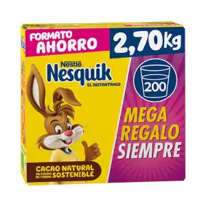 Cacao soluble instantáneo Nesquik Caja 2.7 kg