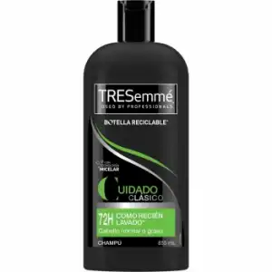Champú cuidado clásico para cabello normal o graso Tresemmé 855 ml.