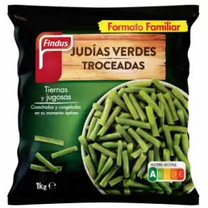 Judías verdes troceadas Findus 1 kg.