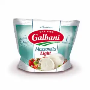 Queso mozzarella italiana light Galbani 125 g.