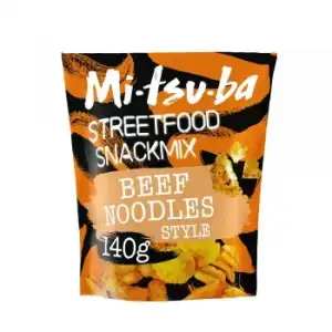 Snackmix fideos con carne Mitsuba 140 g.