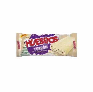 Turrón de chocolate blanco Huesitos Valor 225 g.