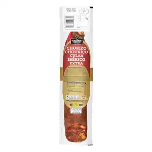 Chorizo cular ibérico extra La Hacienda del ibérico Pieza 0.5 kg