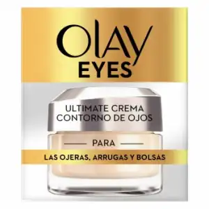 Contorno de ojos para las ojeras, arrugas y bolsas Olay 15 ml.