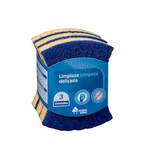 Estropajo limpieza delicada Bosque Verde