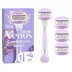 Maquinilla Venus Comfortglide Breeze Gillette + Recambio 4 ud.