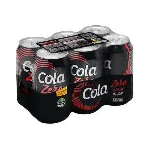 Refresco cola Hacendado zero azúcar 6 latas X 330 ml