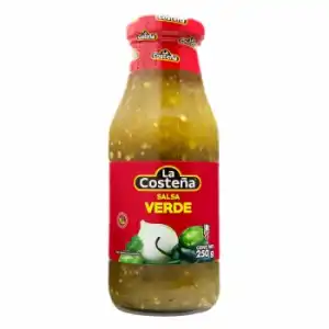 Salsa verde La Costeña botella 250 g.