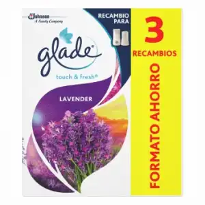 Ambientador un toque Lavanda recambio Glade by brise 2 ud.