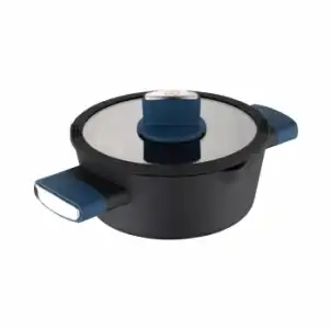 Cacerola de Aluminio Forjado con Tapa INFINITY CHEFS Essence 20cm - Negro