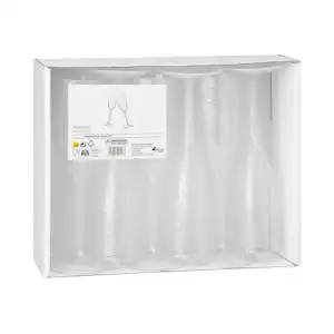 Copas cava de plástico brillo Bosque Verde