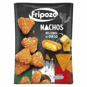 Nachos rellenos de queso Fripozo 250 g.