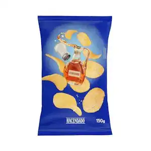 Patatas fritas onduladas sabor sal y vinagre