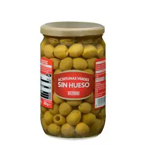 Aceitunas verdes sin hueso Hacendado