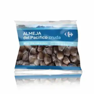 Almejas del pacifico cruda Carrefour 600 g.