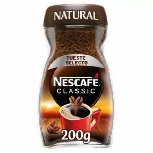 Café soluble natural Nescafé Classic 200 g.