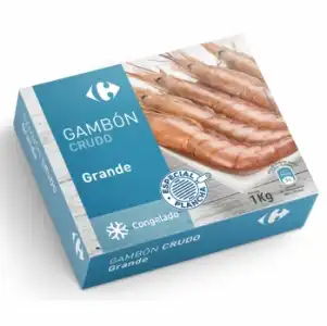 Gambón grande crudo Carrefour 1 kg.