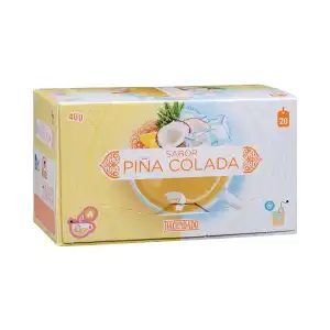 Infusión sabor piña colada Hacendado fría o caliente Caja 0.04 100 g