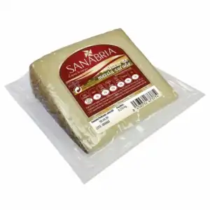 Queso de mezcla curado Sanabria cuña de 250 g.