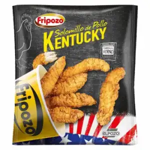 Solomillo de pollo kentucky Fripozo sin lactosa 250 g.