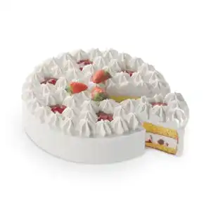 Tarta delicia de fresa Hacendado congelada