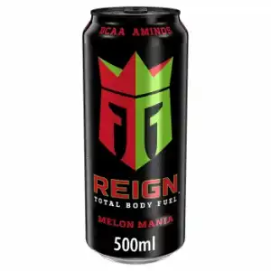 Reign Melon Mania sabor melón bebida energética lata 50 cl.