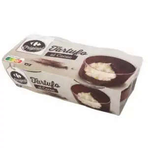 Tartufo Carrefour Original pack de 2 unidades de 80 g.