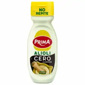 Alioli suave Prima sin gluten envase 260 ml.