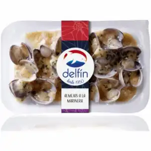Almejas a La marinera congeladas Delfín 250 g.