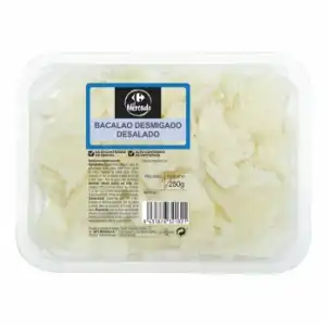 Bacalao desmigado desalado Carrefour El Mercado 250 g