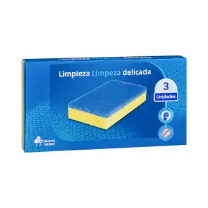Estropajo limpieza delicada Bosque Verde Paquete 3 ud