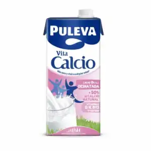 Leche desnatada VitaCalcio Puleva brik 1 l.