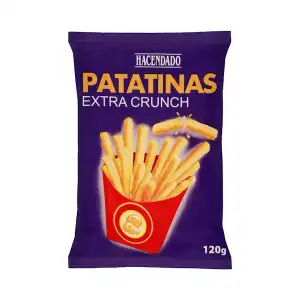 Patatinas extra crujientes Hacendado Paquete 0.12 kg