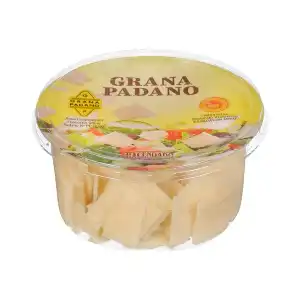 Queso Grana Padano Hacendado en escamas Bote 0.1 kg