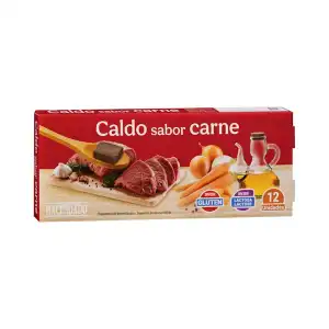 Caldo de carne Hacendado en pastillas Caja 0.12 kg