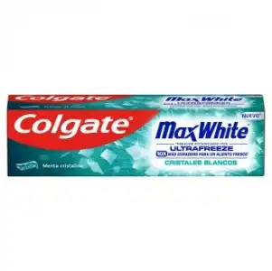 Dentífrico menta cristalina Max White Colgatge 75 ml.