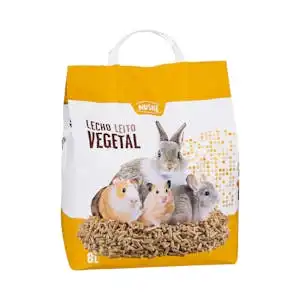 Lecho vegetal para pequeñas mascotas Nuske Saco 8 L
