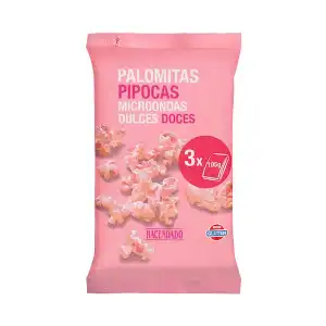 Palomitas de maíz dulces Hacendado para microondas Paquete 0.315 kg