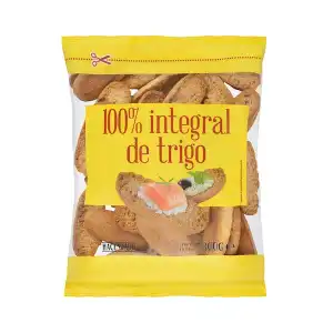 Panecillo tostado 100% integral de trigo Hacendado Paquete 0.3 kg