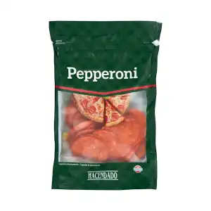 Pepperoni en lonchas Hacendado Paquete 0.075 kg