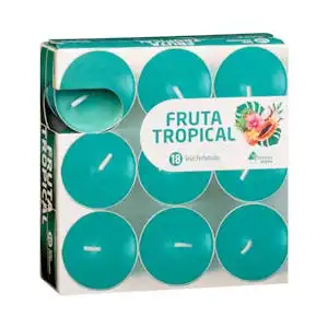 Vela perfumada Fruta Tropical Bosque Verde Caja 1 ud