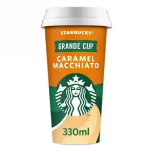 Bebida de leche café y caramelo Starbucks 330 ml.