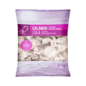 Calamar limpio troceado Profand congelado Paquete  kg